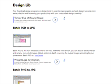 Tablet Screenshot of design-lib.com